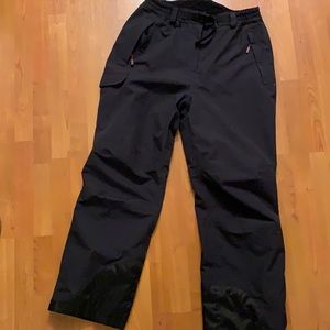 Black snow pants